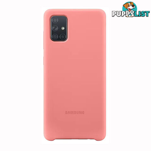 Samsung Galaxy A71 Silicone Cover - Pink MPN: EF-PA715TPEGWW