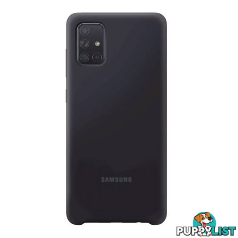 Samsung Galaxy A71 Silicone Cover - Black