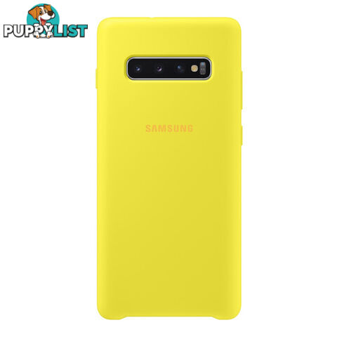 Samsung Galaxy S10+ Plus Silicone Cover - Yellow