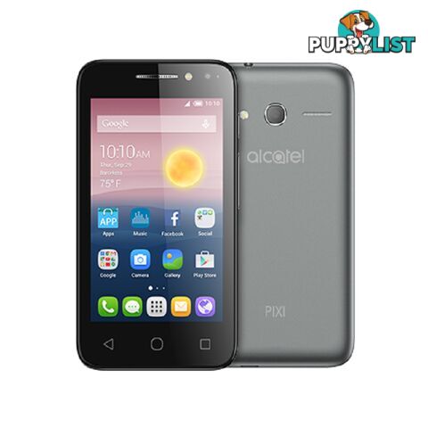 Alcatel OneTouch Pixi 4 4017X (3G, 3.5", 2MP, Optus Unlocked) - Black MPN: 4017X