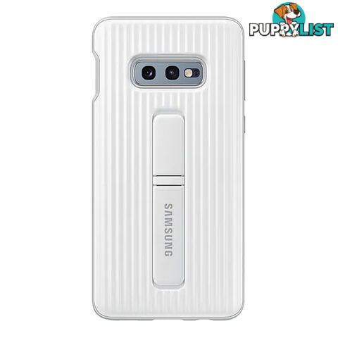 Samsung Galaxy S10e Protective Standing Cover - White