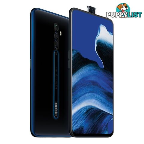 OPPO Reno 2Z (Dual Sim 4G/4G,128GB/8GB, 48MP) - Luminous Black - CPH1951 - Black - OPPORENO2ZBLK