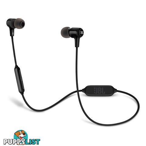 JBL E25BT Wireless In-Ear Headphones - Black - JBLE25BTBLK - Black - 6925281921087