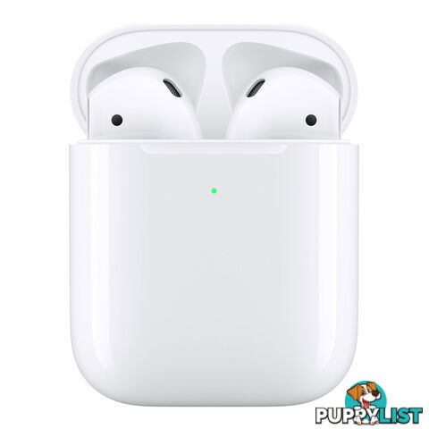 Apple AirPods (2nd Gen) with Wireless Charging Case A2032 - White - MRXJ2ZA/A - White - 190198764805