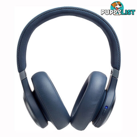 JBL Live 650BTNC Wireless Over-Ear Noise-Cancelling Headphones - Blue - JBLLIVE650BTNCBLU - Blue - 6925281940828