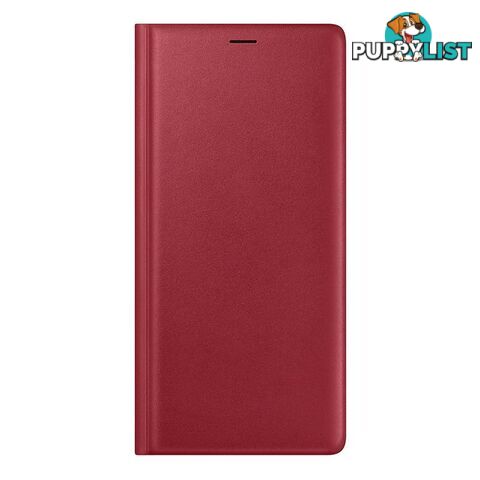 Samsung Galaxy Note 9 Leather Wallet Cover - Red - EF-WN960LREGWW - Red - 8801643393813