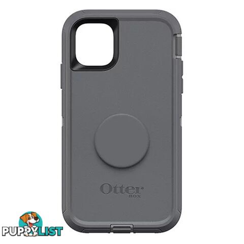 Otterbox Otter + Pop Defender Case for Apple iPhone 11 - Howler Grey - 77-62514 - Grey - 660543512356