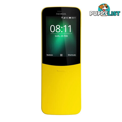 Nokia 8110 (4G, Keypad) - Yellow