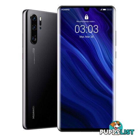 Huawei P30 Pro (Dual SIM 4G/4G, 256GB/8GB) - Black - VOG-L29 - Black - HWP30PBLK