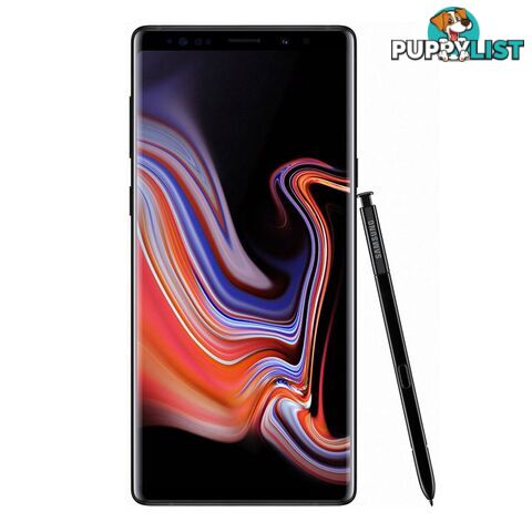 Samsung Galaxy Note 9 (Single Sim, 512GB/8GB, Opt) - Midnight Black - SM-N960F - Black - SAMN9512SBLKO