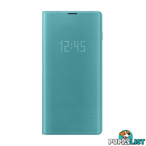 Samsung Galaxy S10+ Plus LED View Wallet Cover - Green