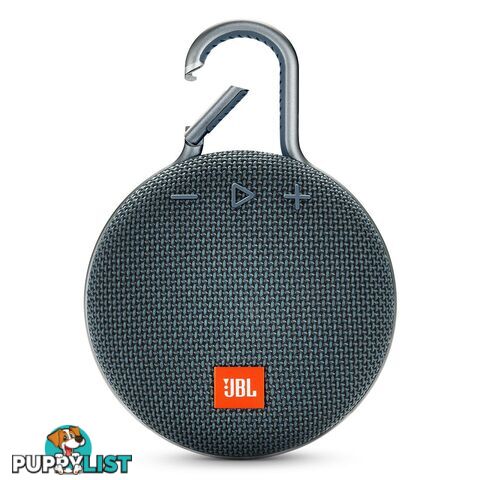 JBL Clip 3 Portable Bluetooth Speaker With Carabiner - Blue - JBLCLIP3BLU - Blue - 6925281933035