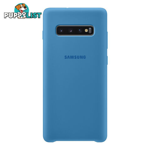 Samsung Galaxy S10+ Plus Silicone Cover - Blue