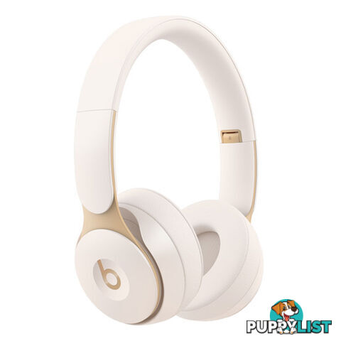 Beats Solo Pro Wireless Noise Cancelling Headphones - Ivory - MRJ72FE/A - White - 190199534100