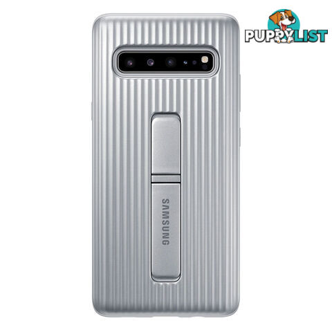 Samsung Galaxy S10 5G Protective Standing Cover - Silver