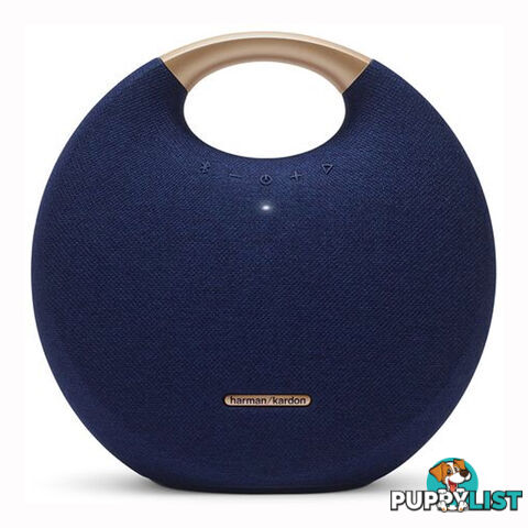 Harman Kardon Onyx Studio 5 Portable Bluetooth Speaker - Blue - HKOS5BLUAS - Blue - 6925281938276