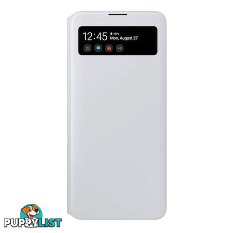 Samsung Galaxy A71 S View Wallet Cover - White - EF-EA715PWEGWW - White - 8806090181283