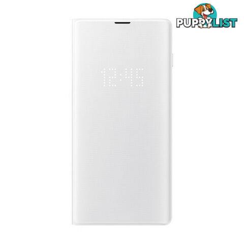 Samsung Galaxy S10+ Plus LED View Wallet Cover - White