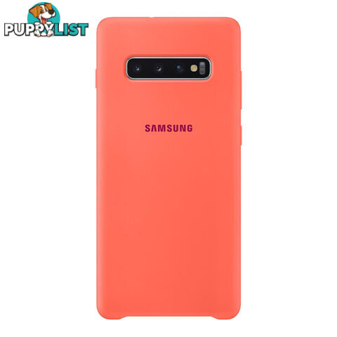 Samsung Galaxy S10+ Plus Silicone Cover - Berry Pink