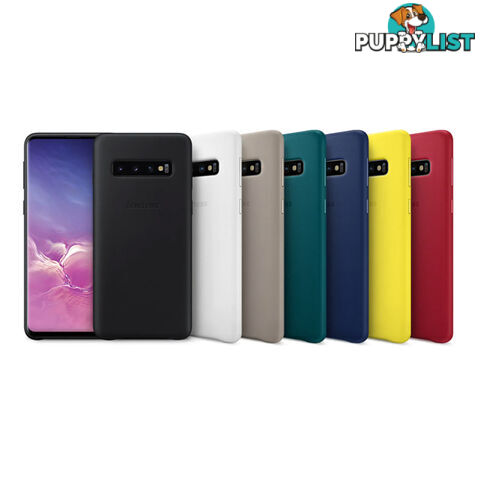 Samsung Galaxy S10+ Plus Leather Back Cover - EF-VG975L - SAMCS10PLCFG