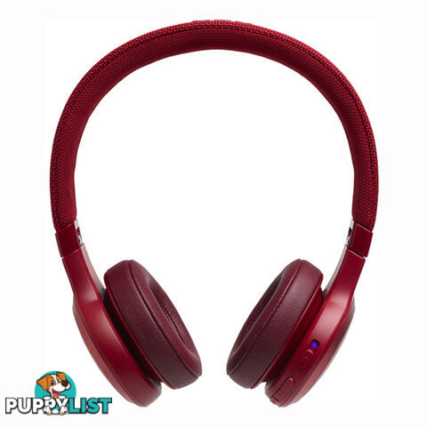 JBL Live 400BT On Ear Wireless Headphones - Red - JBLLIVE400BTRED - Red - 6925281940316