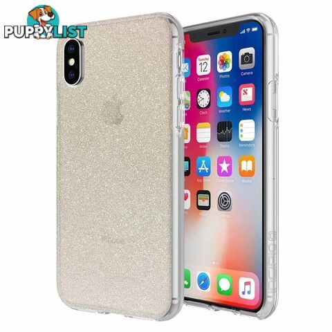 Incipio Design Series Case for iPhone X - Champagne Glitter