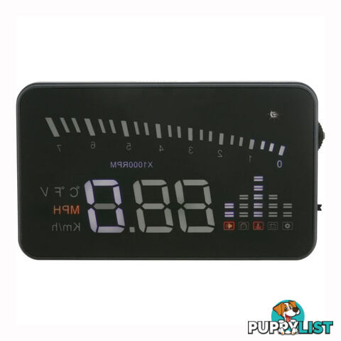 Scosche Heads Up OBD II LED Display HUD2 - HUD2 - Black - 033991057159