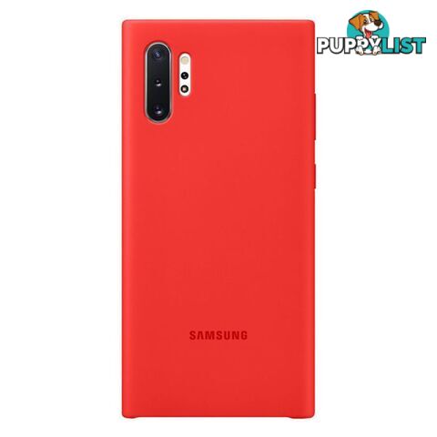 Samsung Galaxy Note 10+ Plus Silicone Cover - Red