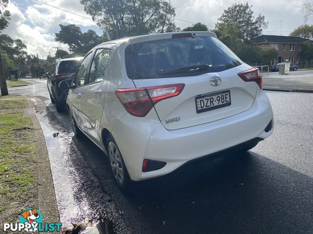 2019 Toyota Yaris NCP130R MY18 ASCENT Hatchback Manual