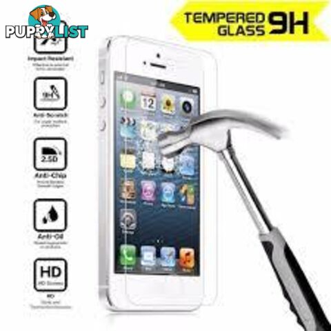 iPhone Premium Tempered Glass Screen Protector - BA98FC - Tempered Glass