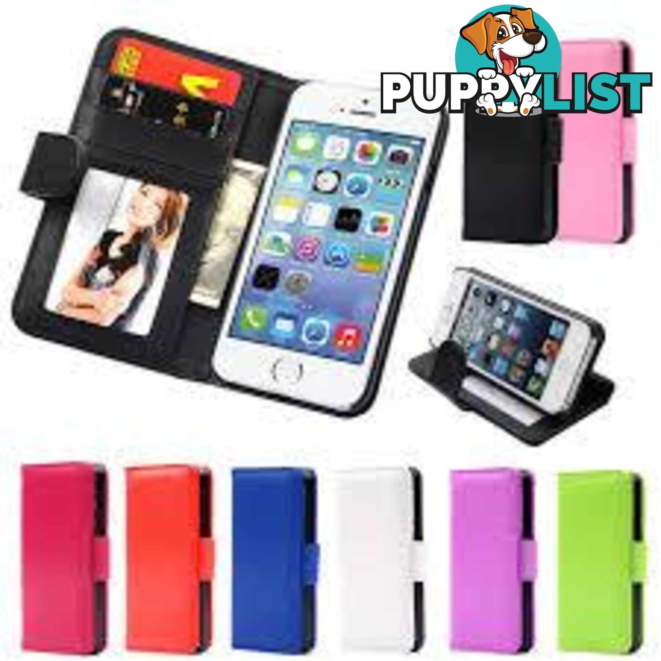 Apple iPhone Wallet Style Case - D2B7B5 - Cases