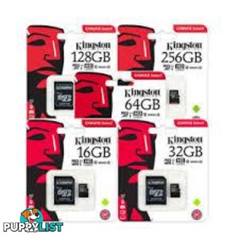 Kingston Micro SD Card - SDCS-64 - External Storage Device