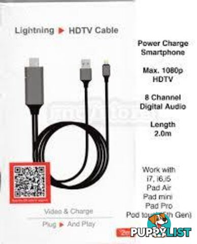 Lightning to HDTV Cable - 1001198 - Cables