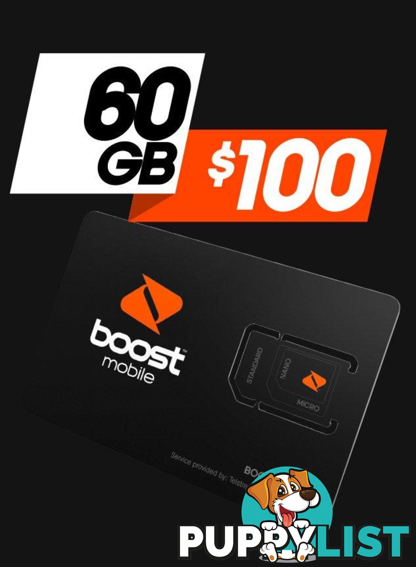 Boost Trio Starter Kit - 879 - Sim Card