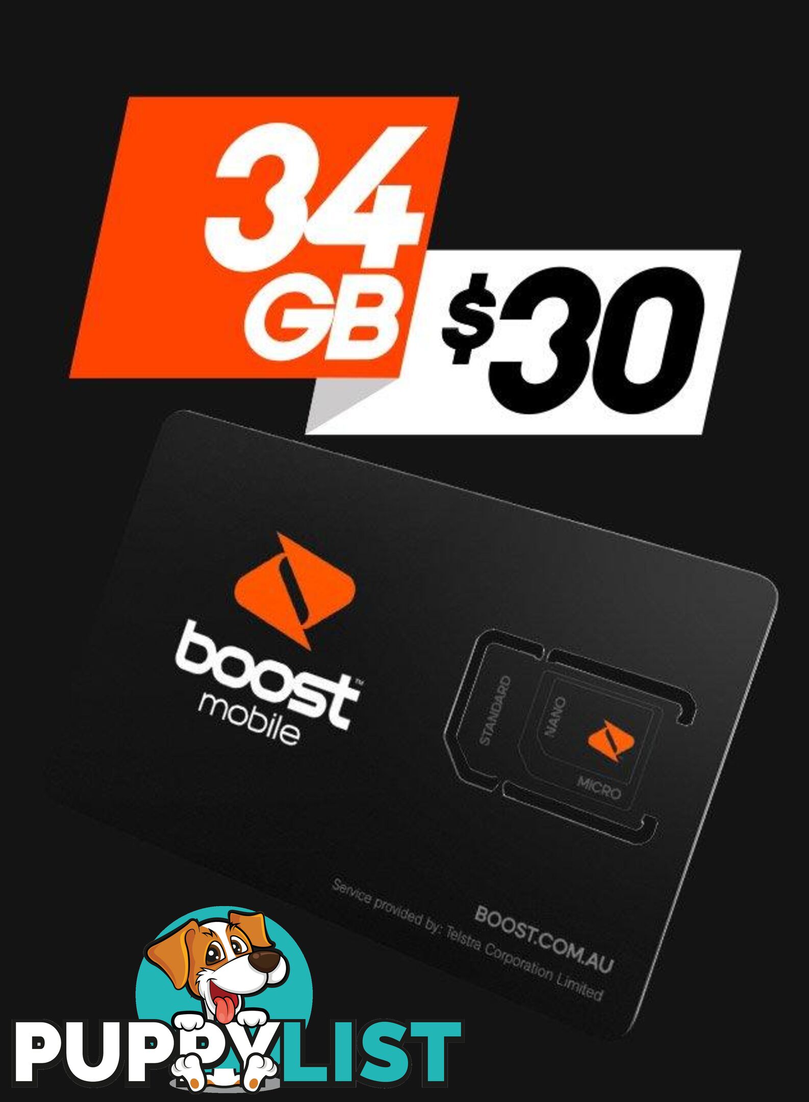 Boost Trio Starter Kit - 879 - Sim Card