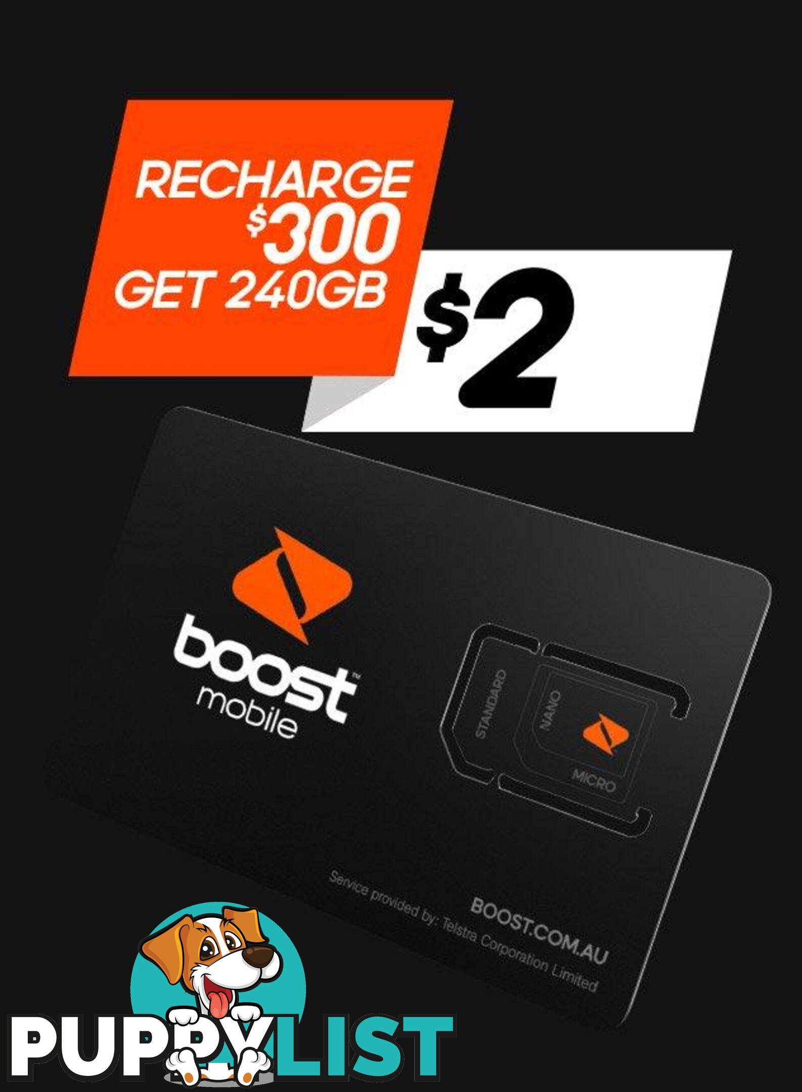 Boost Trio Starter Kit - 879 - Sim Card