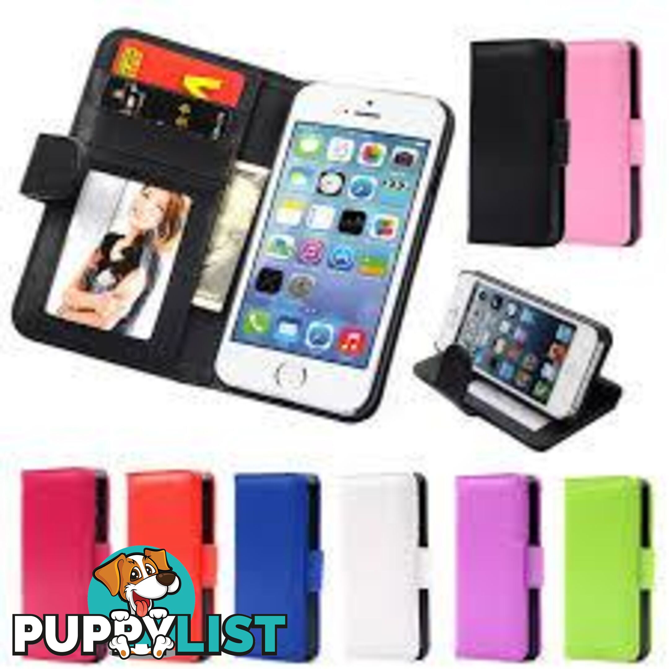 Apple iPhone Wallet Style Case - 9FEF84 - Cases