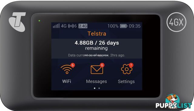 Telstra Prepaid 4GX Wi-Fi Pro (E5787) - 49A3E3 - wifi modem