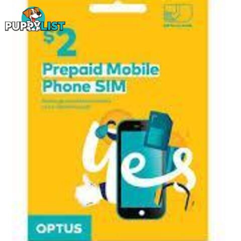 Optus Sim Prepaid Starter Kits - 100309 - Sim Card