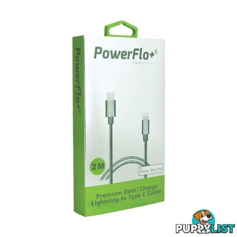 Powerflo+ Premium Lightning to Type-C 2m Cable - 1001069 - Cables