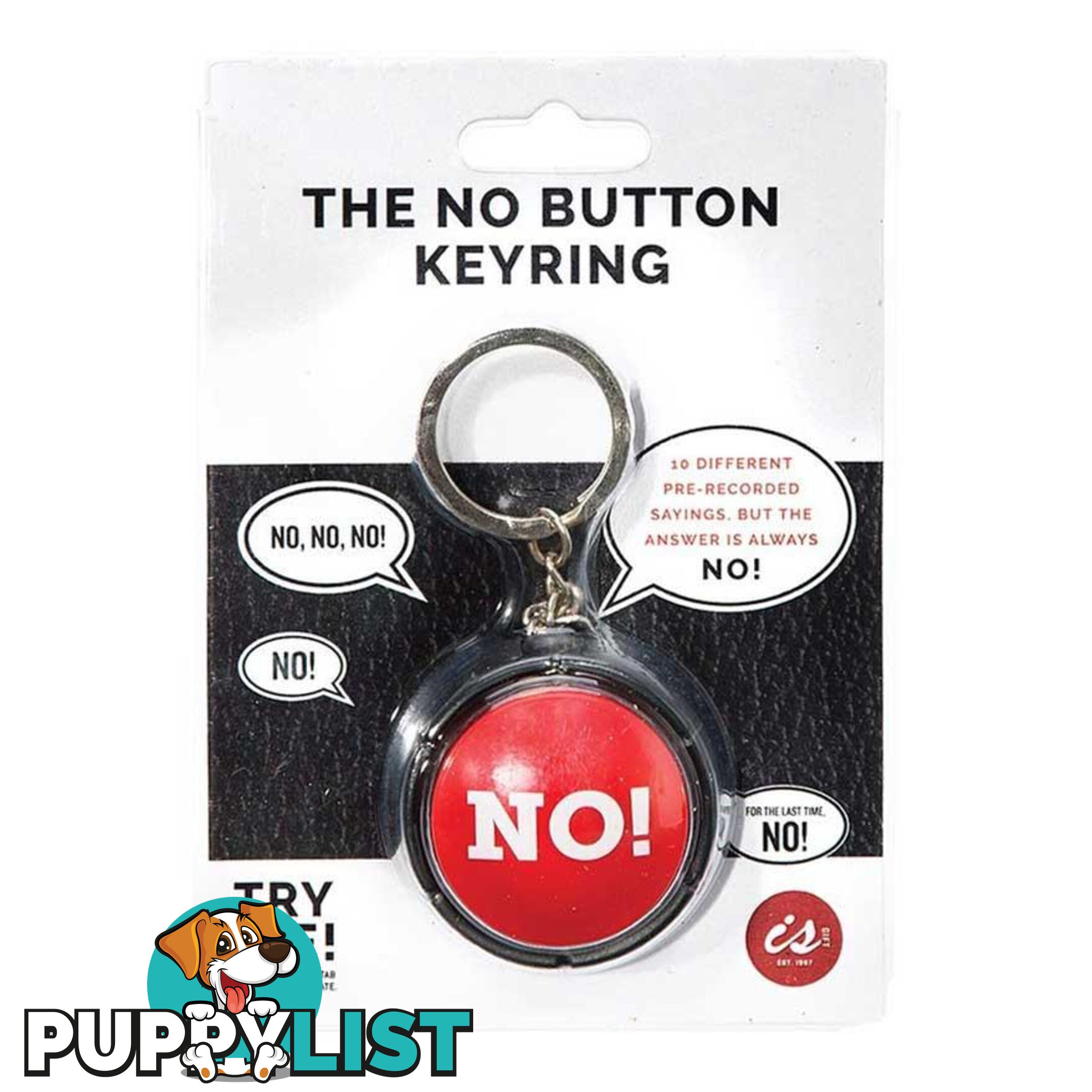 The NO Button Key-ring - 100299 - Accessories