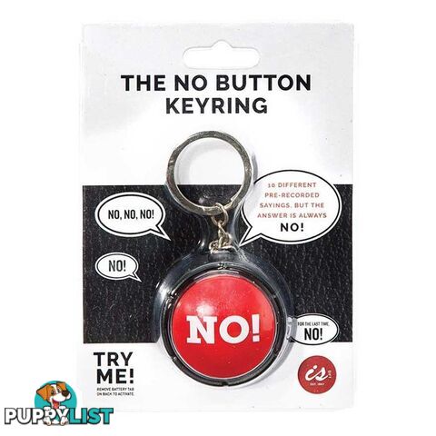 The NO Button Key-ring - 100299 - Accessories