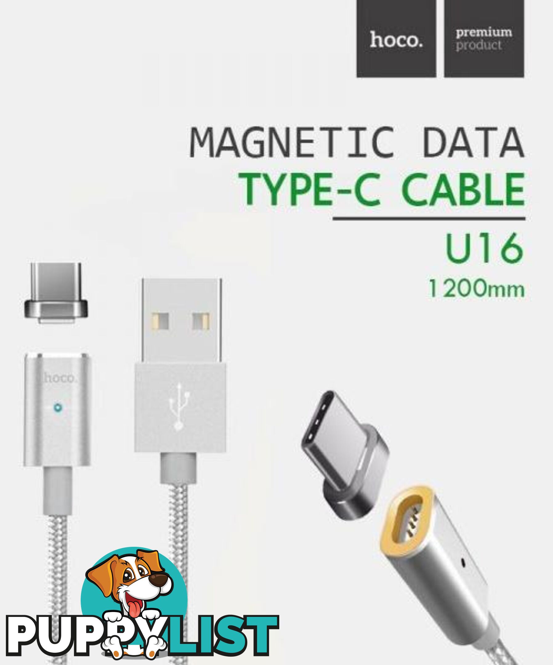 Hoco Premium - Magnetic Cable (U16) - 100207 - Cables