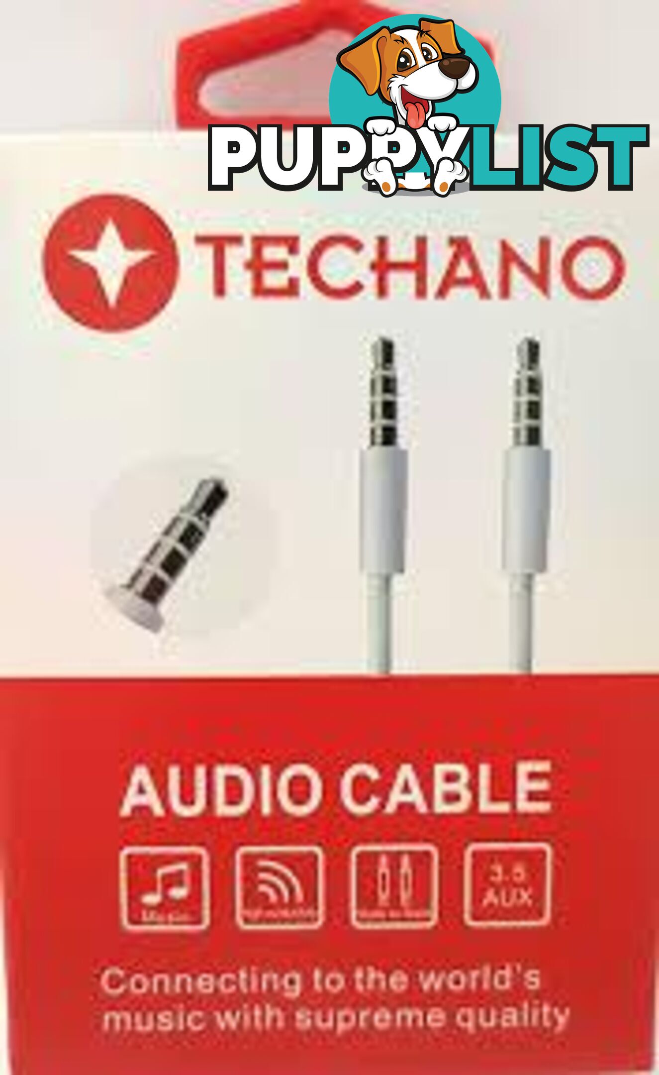 Techano Audio Cable - DC89FE - Headphones & Sound