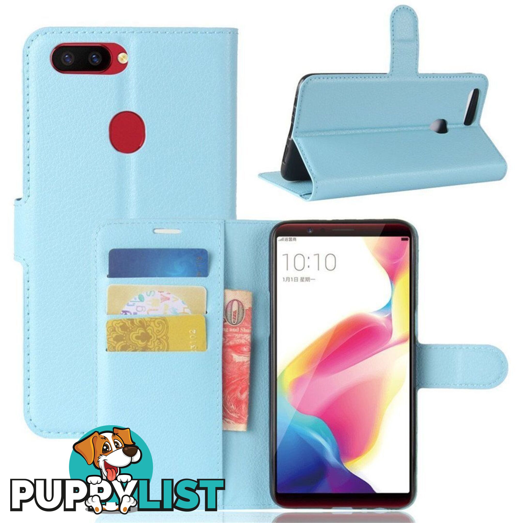 Oppo AX7 Wallet Style Case - 100297 - Cases