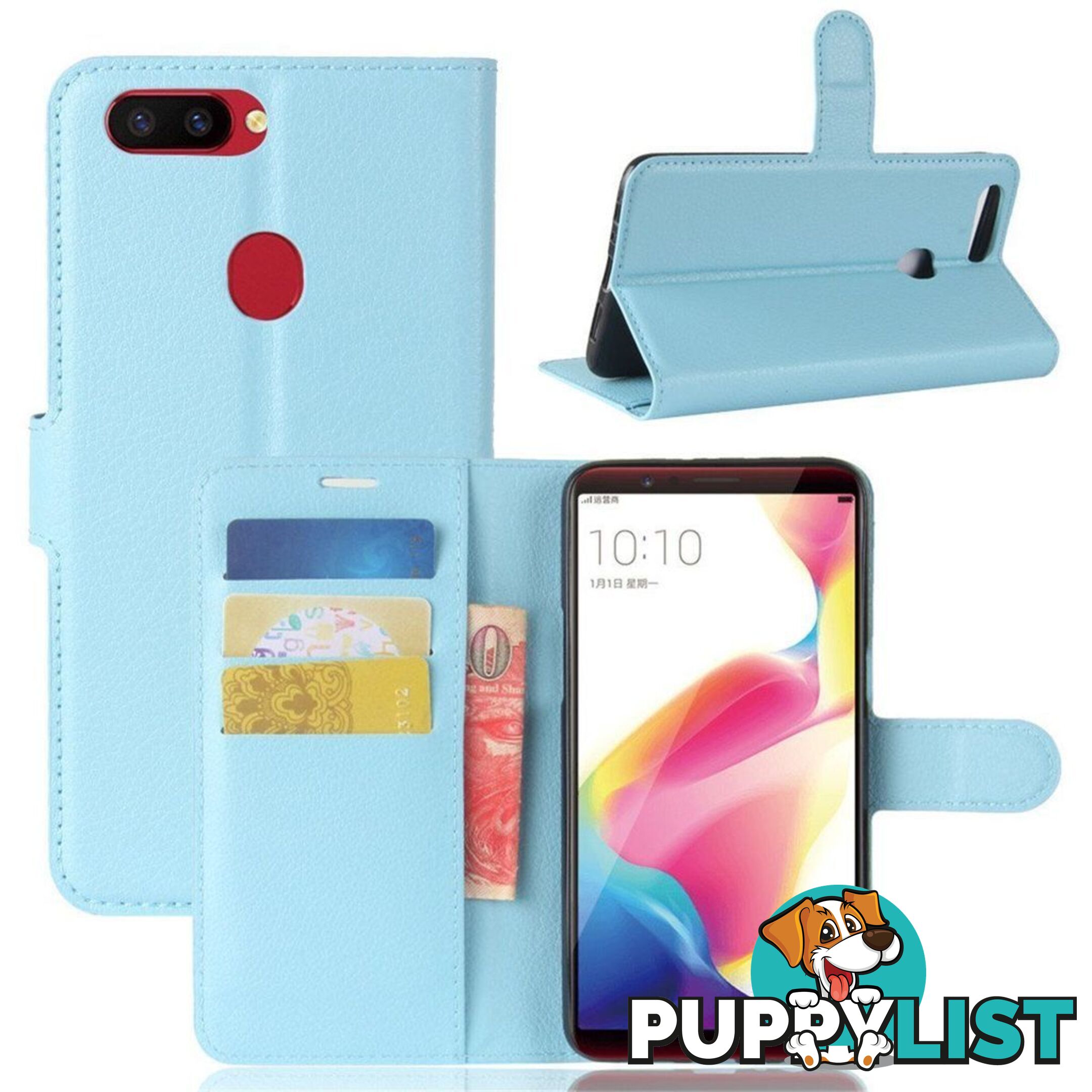 Oppo AX7 Wallet Style Case - 100296 - Cases