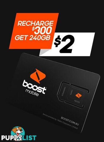 Boost Trio Starter Kit - 2A9252 - Sim Card