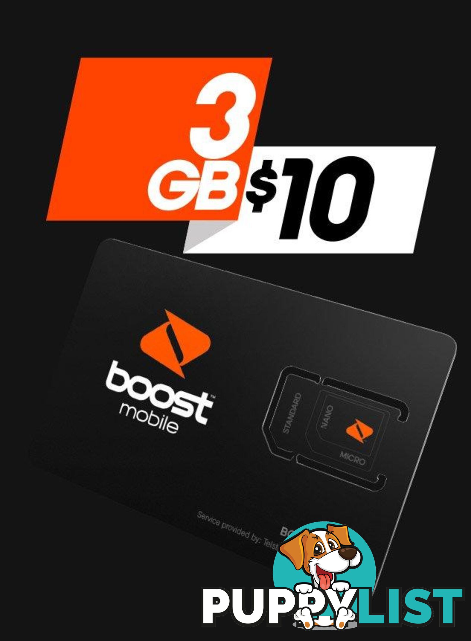 Boost Trio Starter Kit - 2A9252 - Sim Card