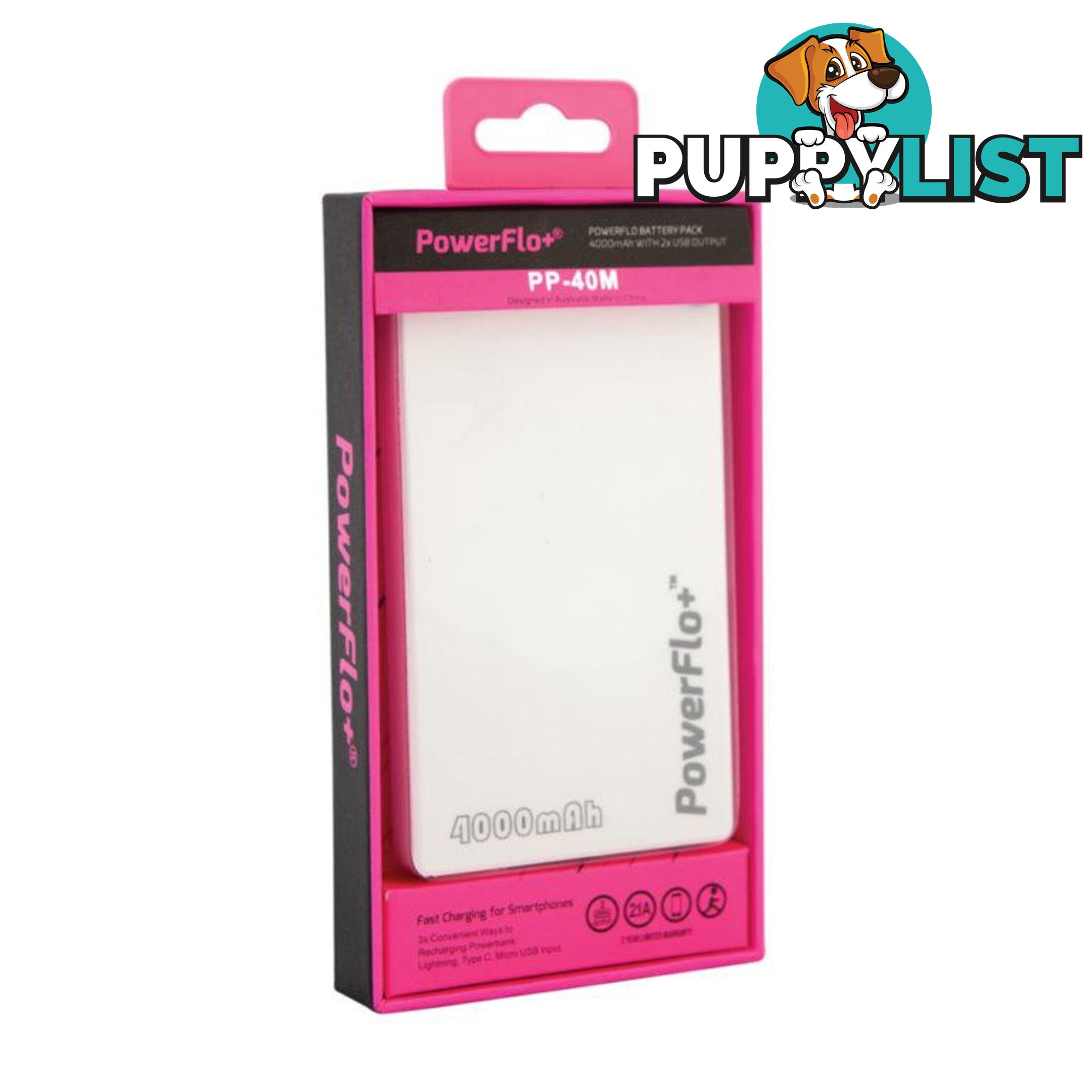 Powerflo+ 4000mAp Power-Bank - 1001064 - Charging & Power