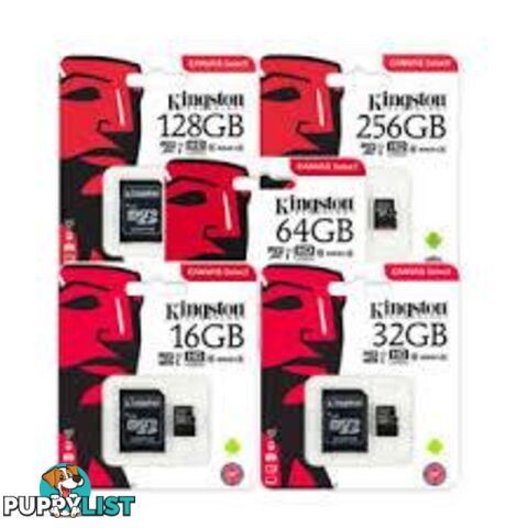 Kingston Micro SD Card - SDCS2-16 - External Storage Device